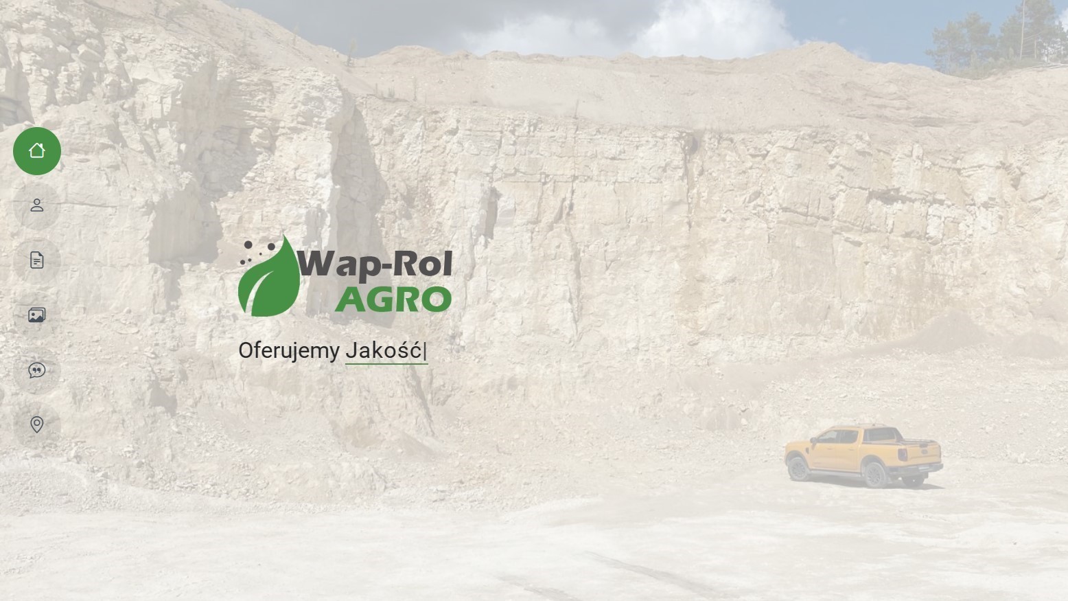 Strona internetowa Wap-Rol Agro — realizacja Kodozaur